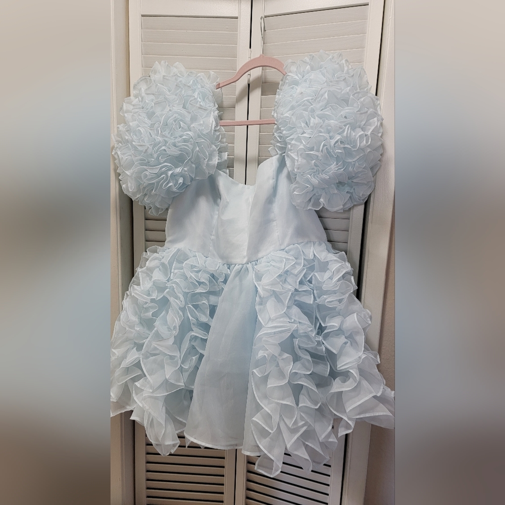 Selkie Paris Baby Blue Dress